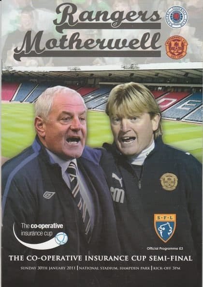 Glasgow Rangers v Motherwell 30-Jan-2011