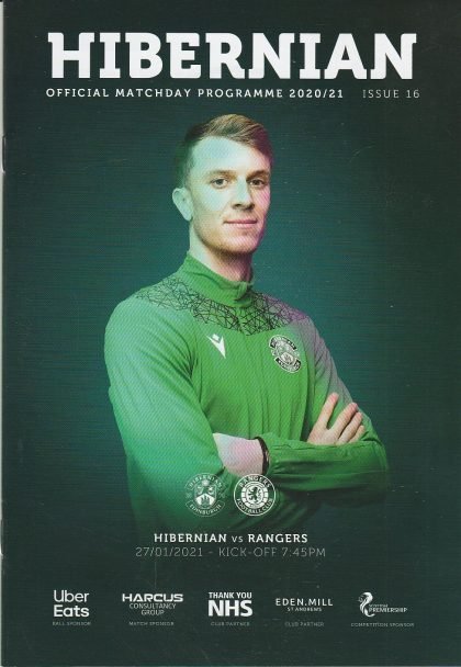 Hibernian v Glasgow Rangers 27-Jan-2021