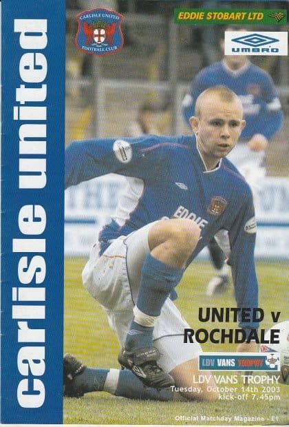 Carlisle United v Rochdale 14-Oct-2003