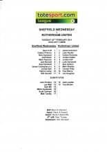 Sheffield Wednesday Reserves v Rotherham United Reserves 12-Oct-2010