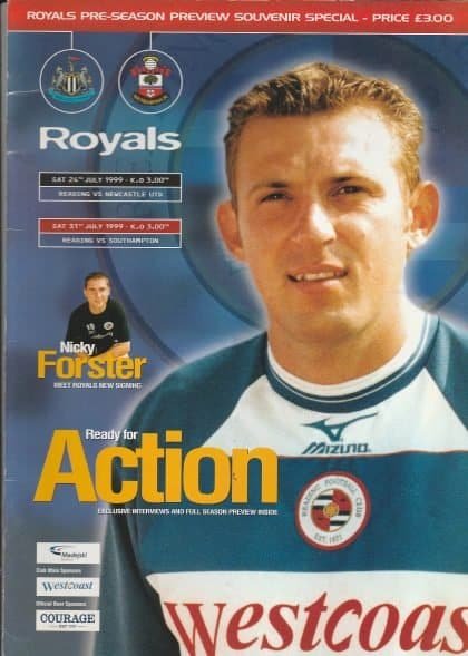 Reading v Newcastle United 24-Jul-1999