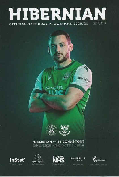 Hibernian v St Johnstone  24-Nov-2020