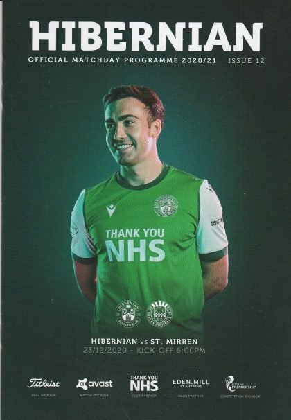 Hibernian v St Mirren  23-Dec-2020