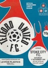 Telford United v Stoke City   17-Nov-1991