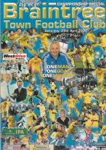 Braintree Town v Walton & Hersham  29-Apr-2006