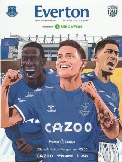 Everton v West Bromwich Albion 19-Sep-2020