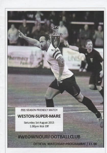 Merthyr Town v Weston-super-Mare  01-Aug-2015