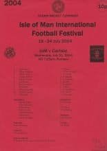 Isle of Man v Carlisle United  21-Jul-2004