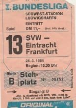 SV Waldhof Mannheim v Eintracht Frankfurt 24-Mar-1984