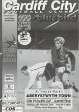 Cardiff City v Aberystwyth Town   15-Feb-2000