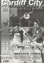 Cardiff City v Merthyr Tydfil   14-Dec-1999