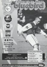 Cardiff City v Rhyl   19-Jan-1999