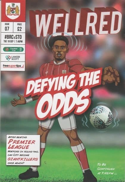 Bristol City v Stoke City  19-Sep-2017