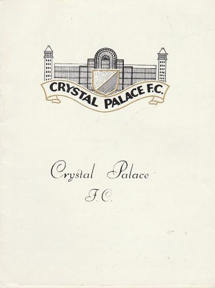 Crystal Palace v Alkmaar  30-Mar-1966