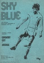 Coventry City v Arsenal 13-Mar-1976