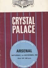 Crystal Palace v Arsenal 01-Nov-1969