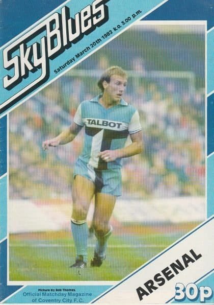 Coventry City v Arsenal 20-Mar-1982