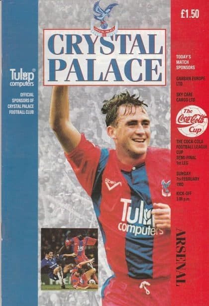 Crystal Palace v Arsenal 07-Feb-1993