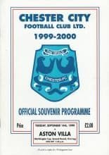 Chester City v Aston Villa 14-Sep-1999