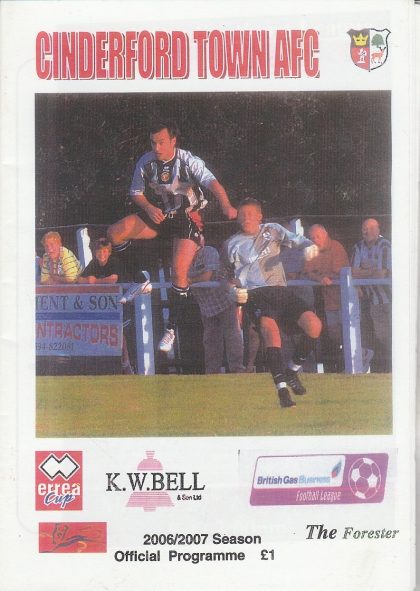 Cinderford Town v Aylesbury United   27-Aug-2007