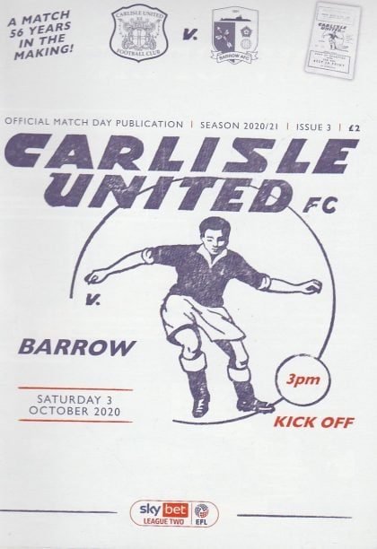 Carlisle United v Barrow 03-Oct-2020