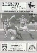 Cardiff City v Bath City   15-Nov-1988