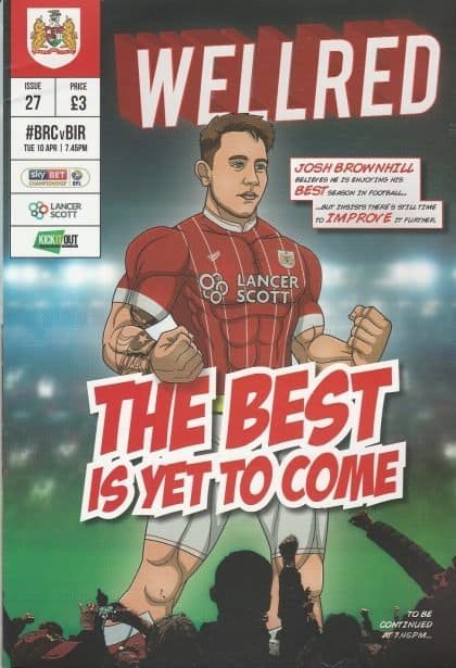 Bristol City v Birmingham City  10-Apr-2018