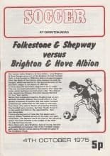 Folkestone & Shepway v Brighton & Hove Albion 04-Oct-1975
