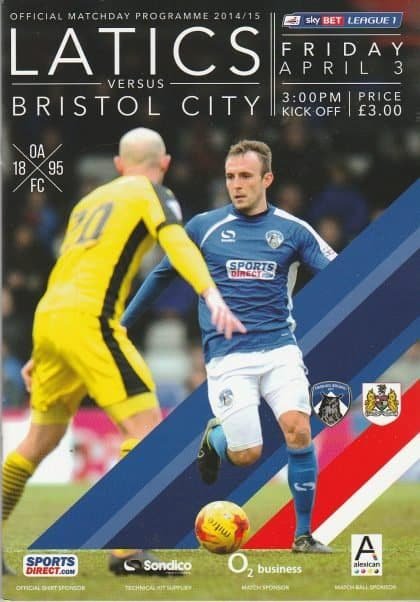 Oldham Athletic v Bristol City  03-Apr-2015