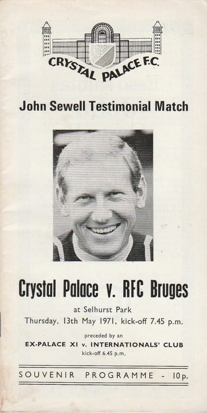 Crystal Palace v RFC Bruges 13-May-1971