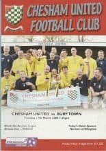 Chesham United v Bury Town 17-Mar-2009