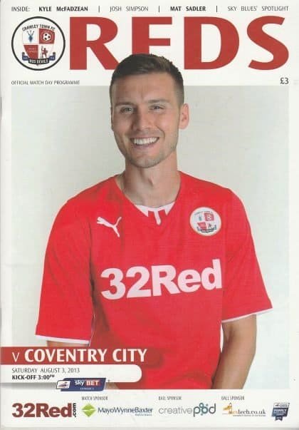Crawley Town v Coventry City  03-Aug-2013