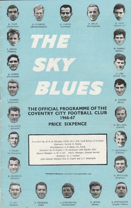 Coventry City v Derby County  01-Apr-1967