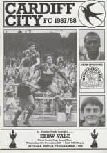Cardiff City v Ebbw Vale 18-Nov-1987
