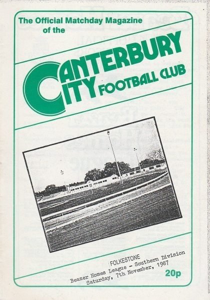 Canterbury City v Folkestone  07-Nov-1987