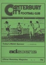 Canterbury City v Folkestone  09-Dec-1986