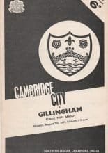 Cambridge City v Gillingham  07-Aug-1967