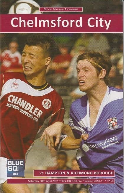Chelmsford City v Hampton & Richmond Borough 30-Apr-2011
