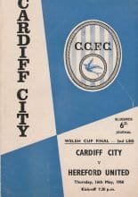 Cardiff City v Hereford United 16-May-1968