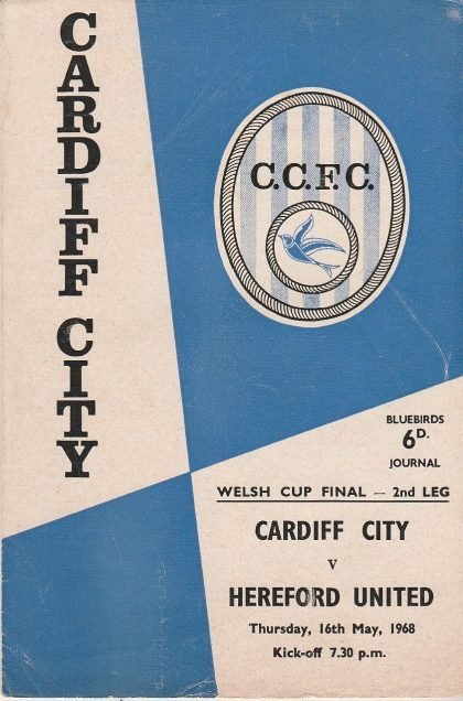 Cardiff City v Hereford United 16-May-1968