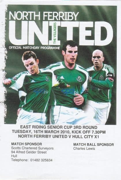 North Ferriby United v Hull City XI  16-Mar-2010