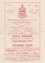 Chelmsford City v Kettering Town 01-Oct-1958