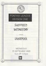 Sheffield Wednesday Reserves v Liverpool Reserves 13-Sep-1995