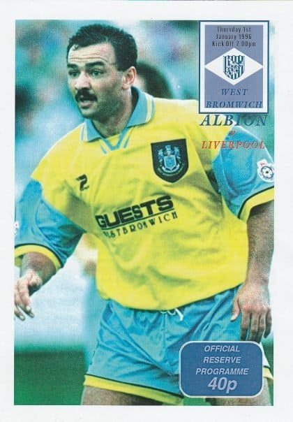 West Bromwich Albion Reserves  v Liverpool Reserves  01-Jan-1996