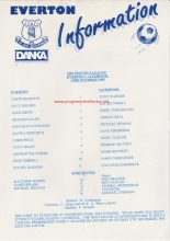 Everton Reserves  v Liverpool Reserves  23-Oct-1995