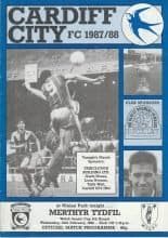 Cardiff City v Merthyr Tydfil  24-Feb-1988