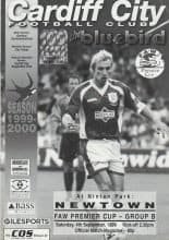 Cardiff City v Newtown 04-Sep-1999