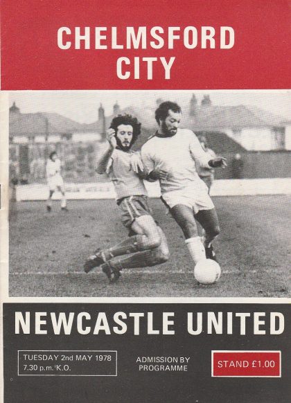 Chelmsford City v Newcastle United  02-May-1978