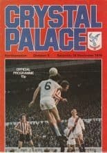 Crystal Palace v Northampton Town 18-Dec-1976