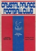 Crystal Palace v Notts County  25-Aug-1972